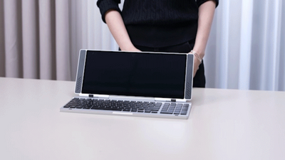 Startup revives the shape of the iconic 21:9 Toshiba laptop that was too ahead of its time — Vitalink has a 4K touchscreen and a backlit keyboard