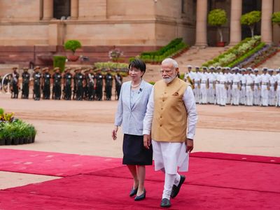 PM Modi accords ceremonial welcome to Japanese PM Sanae Takaichi