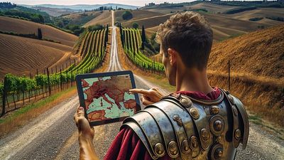 Ancient Rome's version of Google Maps: how long to reach the beach