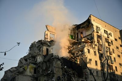Biggest-ever Russian barrage on Kyiv kills at least 13