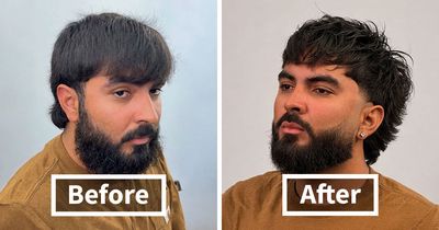 This Barber Shared Before-And-After Photos Of Clients That Prove A Haircut Can Change Everything (26 Pics)