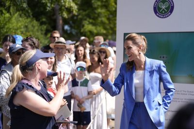 Kate, the Princess of Wales, visits Wimbledon tennis
