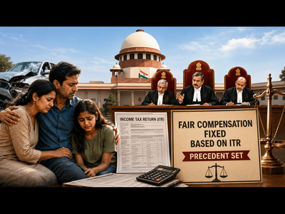 Man dies in motor accident, family seeks Rs 2.25 crore in damages: Here's why SC fixes ‘fair’ compensation based on his ITR, sets a precedent