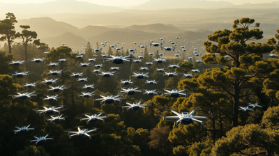 A 60 million-kronor Swedish project is building drone swarms that can fly, roll, and swim together, and the goal is rescue, wildfire response, and critical infrastructure defense