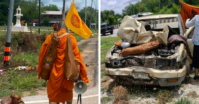 8 Buddhist Monks Lose Their Lives And Dozens More Are Injured After 11YO Boy Rams Them With Dad’s Pickup Truck