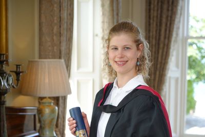 Royal celebration: Lady Louise pictured on day of her university graduation