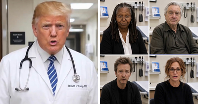 Trump Posts Unhinged Video With Him As A Doctor Diagnosing Different Celebrities With Derangement Syndrome