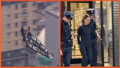 Russian couple scaling Empire State Building turns into a marriage proposal. But the NY police isn’t impressed, moved, or awed in the slightest