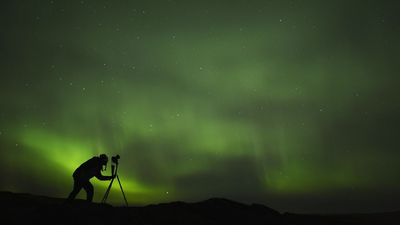 Fireworks aren’t the only thing to photograph in the night sky this weekend – sun flares increase the odds of spotting the northern lights