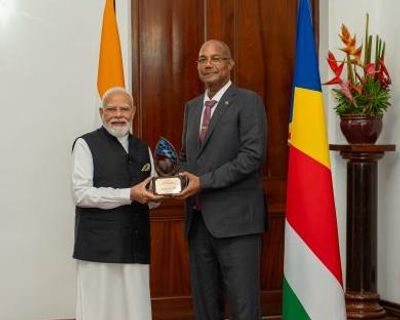 ‘Give him any award, and he’ll come running’: Narendra Modi racks up honours on overseas trips