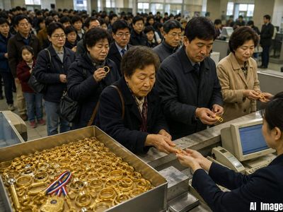 In 1998, South Korea urged people to save the country from bankruptcy. Millions lined up with gold wedding rings and baby bracelets, raising $2.1 billion in just four months