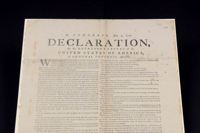 Archivist stumbles upon ‘vanishingly rare’ copy of US independence document