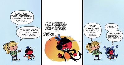 20 Wholesome Comics About A Girl And Her “Not-So-Adorable” Fire-Breathing Dragon By Steve Ogden