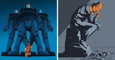 56 New Clever Illustrations By Stephan Schmitz That Turn Complex Issues Into Striking Images