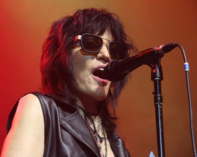 Joan Jett and the Blackhearts review – rip-roaring rock history, but why is she playing Gary Glitter?
