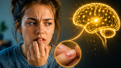 Psychology says people who bite the skin around their fingers are not without self-control, they may be responding to their brain's reward system