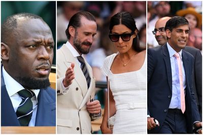 Who's in the Royal Box at Wimbledon? Usain Bolt, Joseph Fiennes and Rishi Sunak among famous faces on Day 5