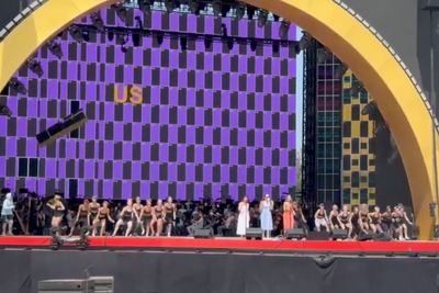 Safety Scare at Trump's Freedom 250 Event as Stage Collapses During Rehearsal, Narrowly Missing Performer