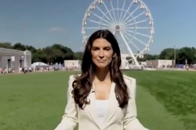 CNN’s Kaitlan Collins trolls Trump by reporting on the state fair in the middle of an empty National Mall