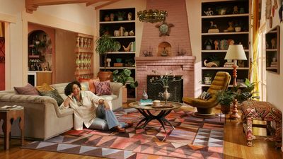 Justina Blakeney Just Launched a Collaboration With Ruggable, Filled With Her Signature Patterns, Palms, and Plenty of Color