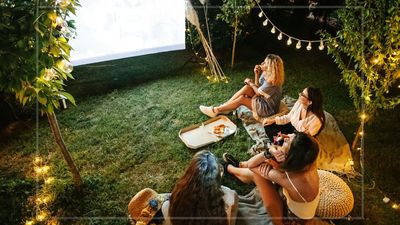 Transform your garden into the ultimate outdoor cinema with this simple, neighbour-friendly set-up