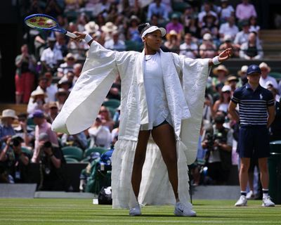 Armour? Power? ‘Walk-on fits’ bring moment for fashion set at Wimbledon