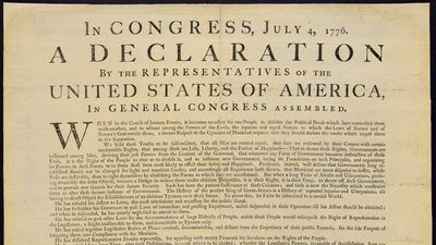 Rare 1776 copy of US Declaration of Independence discovered in London after 250 years