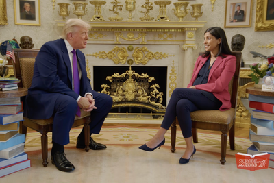 Donald Trump tells Usha Vance’s book club he mostly reads articles about himself