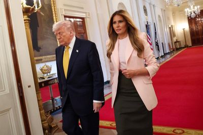 The reason behind Melania’s random Epstein speech is finally revealed