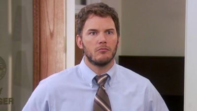 I'd Never Seen This Parks And Rec Blooper Of Chris Pratt Accidentally Destroying The Set