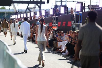 M&S transforms Silverstone pitlane into runway for first-ever fashion show ahead of F1 British GP