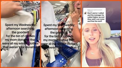 Pennsylvania woman spends Wednesday afternoon going through Goodwill racks – because everything she pulled was already hers: ‘I was so mad’