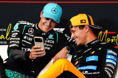 Lando Norris jokes he has a ‘better fanbase’ than British rival George Russell
