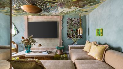 From Boxy to Tropical Triumph, This Miami House's Maximalist Pool Cabana Was Designed to Do a Whole Home's Job