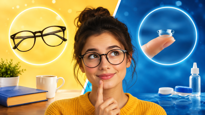 Psychology says people who don't like wearing contact lenses aren't necessarily afraid, they prefer glasses due to a very normal reason