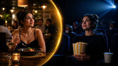 Psychology says people who can eat alone in a restaurant or go to movies alone aren't necessarily lonely, they may be projecting confidence which others lack