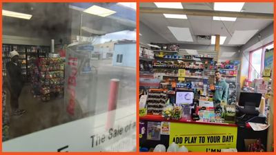 Minneapolis woman sees two teens locked in a gas station after allegedly shoplifting. Then she decides its the shopkeeper who needs a lesson