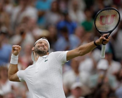Dimitrov ‘so happy’ to hold off Berrettini fightback in cathartic Wimbledon win