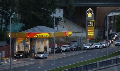 Russia's fuel crisis is so bad that a mom and her baby waited in line for 18 hours to get gas — 'Are we in the Soviet Union?'