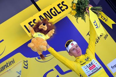 Who is leading the Tour de France 2026 after stage three?