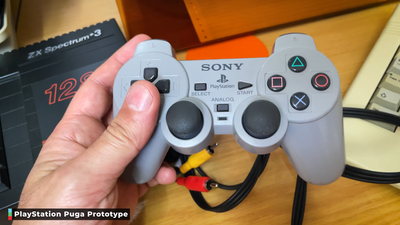 Sony crammed an entire PS1 into a DualShock controller that connects to your TV, but killed the project — PlayStation Puga offered game studios a mere 10 cents per unit sold