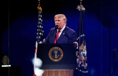 Trump marks America's 250th year with patriotic pitch, anti-communism message & vow that US will 'always be on top'