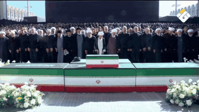 Chants, tears and prayers: Massive crowd gathers in Tehran for Ali Khamenei funeral ceremony - watch