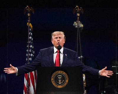 The strangest show on earth: lightning, imperial hubris and a boring tour of Trump’s rhetorical back alleys