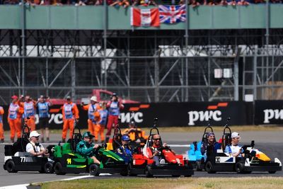 Lewis Hamilton backs down on threat to skip LEGO race as Fernando Alonso wins