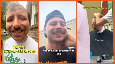 ‘The level of anxiety’: Man heads out to get a haircut by himself, all while his family and the internet cheer him on