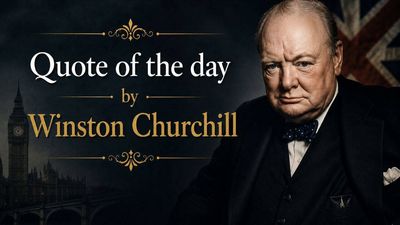 Quote of the day by Winston Churchill: "I am prepared to meet my Maker. Whether my Maker is prepared for the great ordeal of meeting me is another matter."