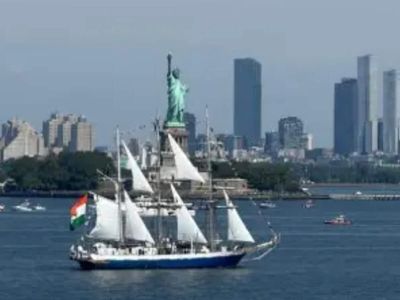INS Sudarshini participates in maritime spectacle in US for 250th anniversary