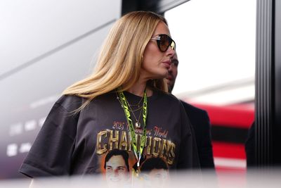 Adele spotted at British Grand Prix in Silverstone sporting Lando Norris tee