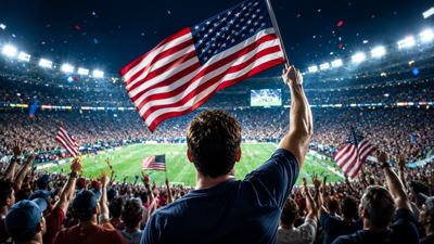 Psychology says people who start feeling patriotic during sports matches aren't cheering for a team, they may be experiencing one of the brain's strongest social instincts